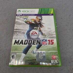 EA Sports Madden NFL 15‎ Xbox 360 Game Richard Sherman Cover Kinect Better